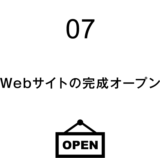 07 Webサイトの完成オープン